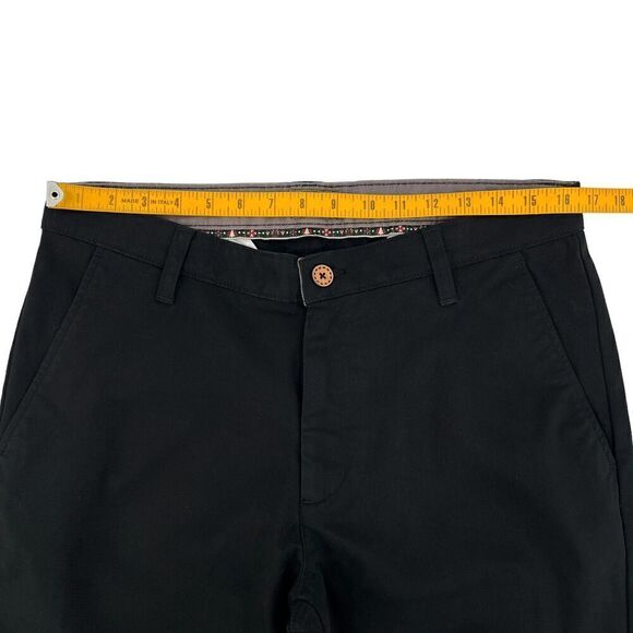 Picture Organic Clothing Men's Cuffed Chino Pants Black 32x30 - Picture 10 of 12